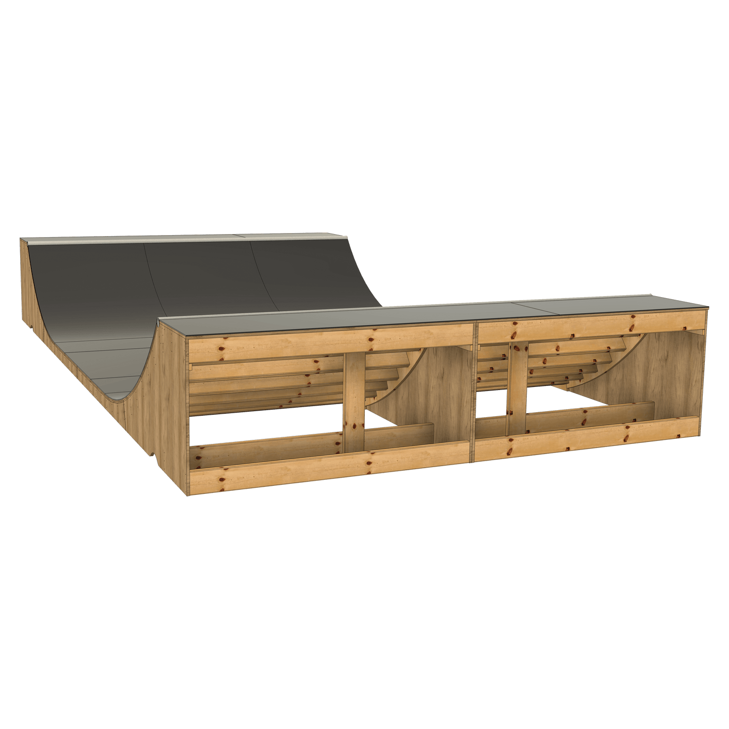 36" Half Pipe Ramp Kit