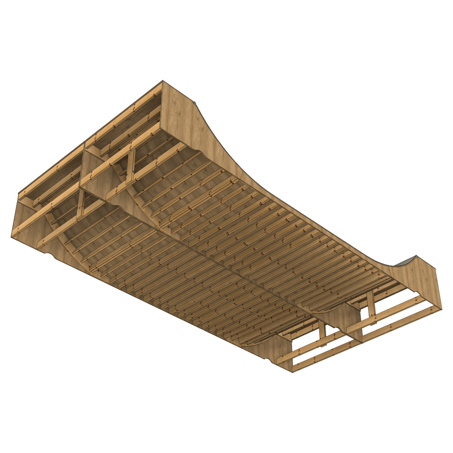 36" Half Pipe Ramp Kit