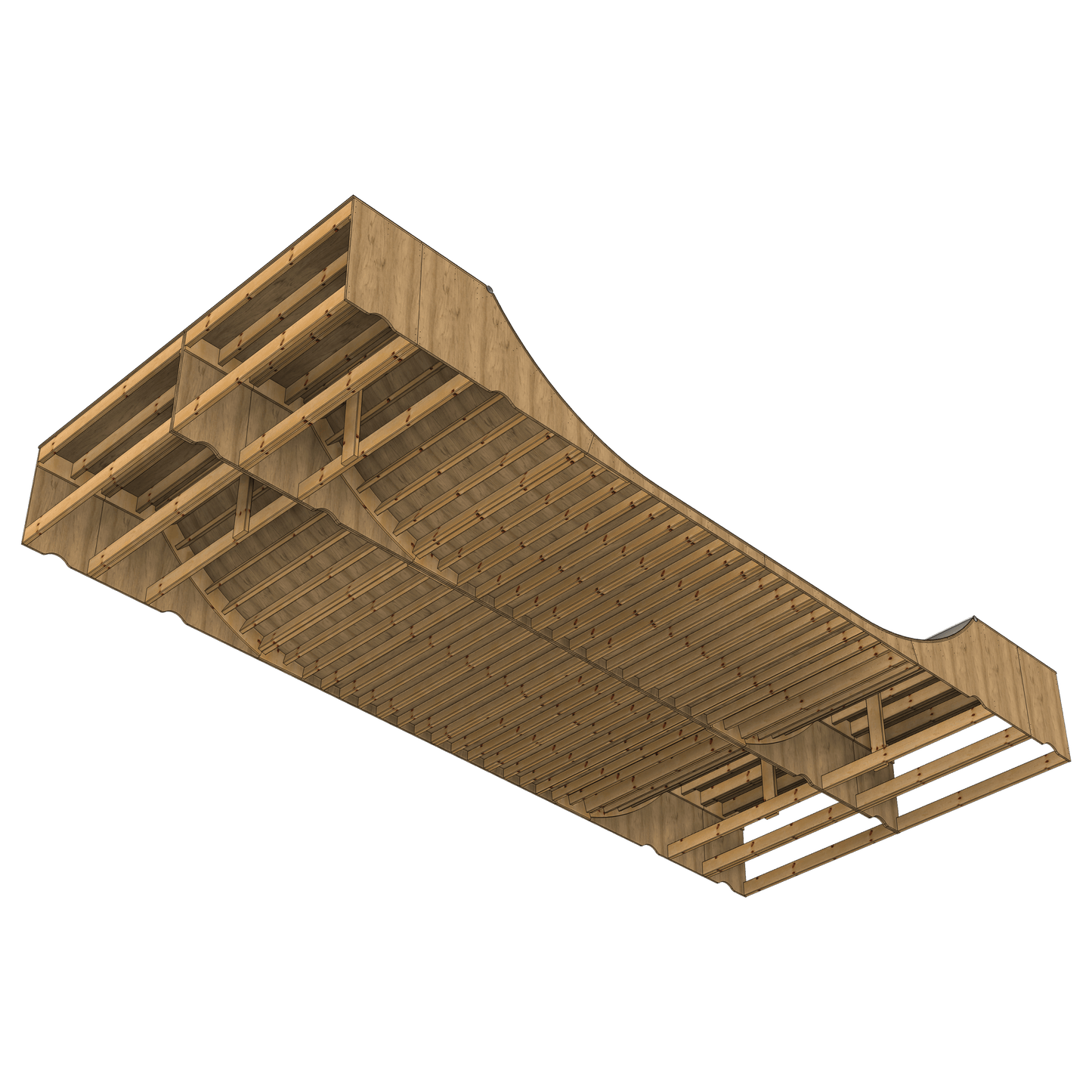 36" Half Pipe Ramp Kit