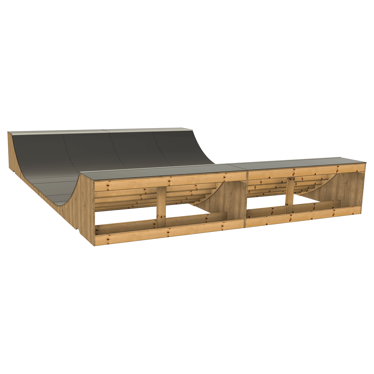 36" Half Pipe Ramp Kit