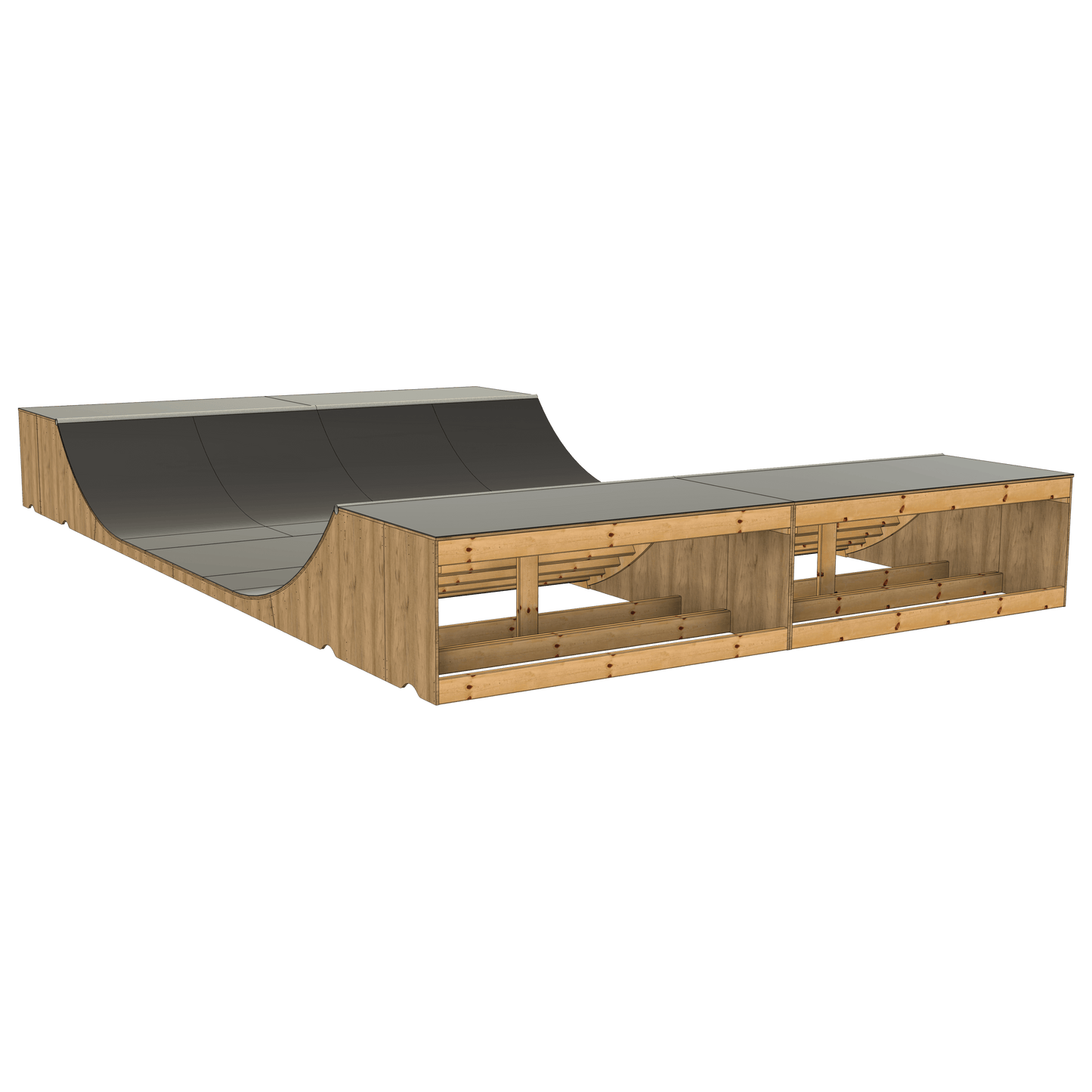 36" Half Pipe Ramp Kit