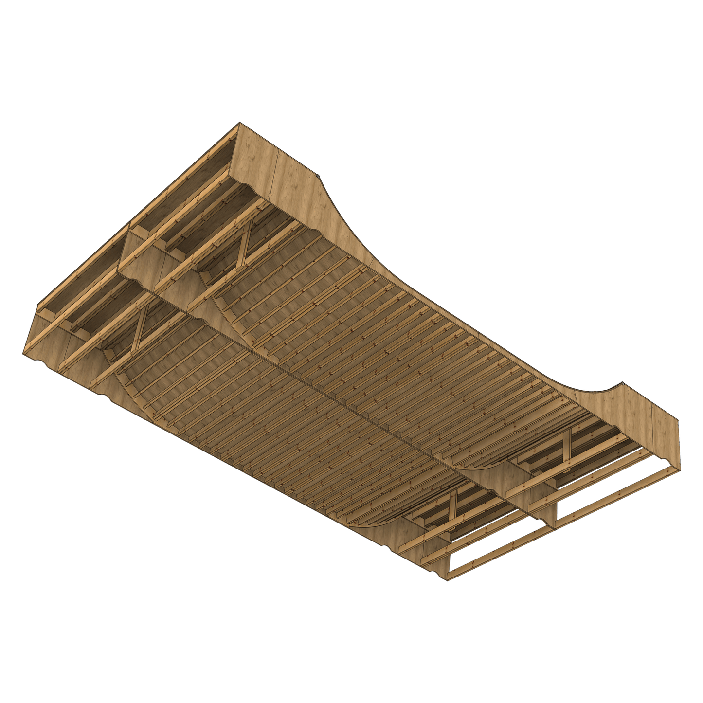 36" Half Pipe Ramp Kit