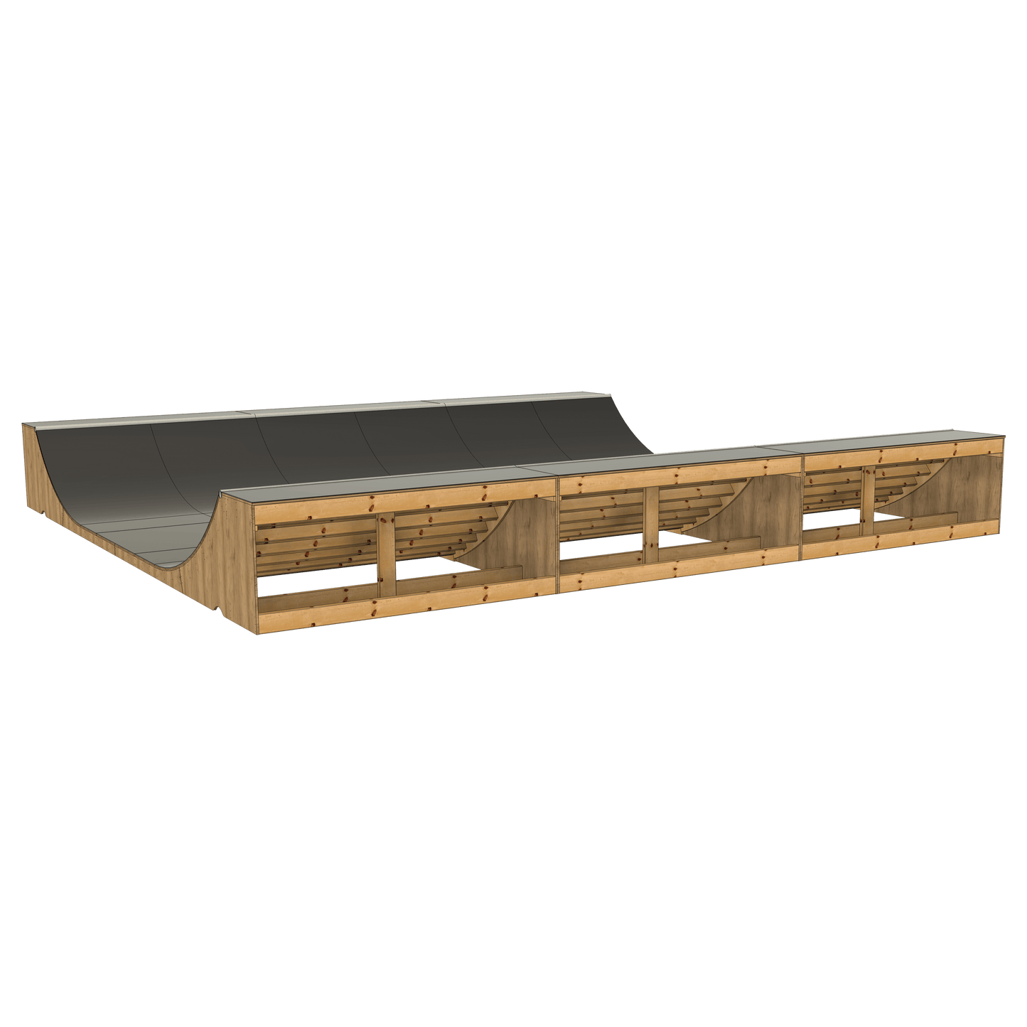 36" Half Pipe Ramp Kit