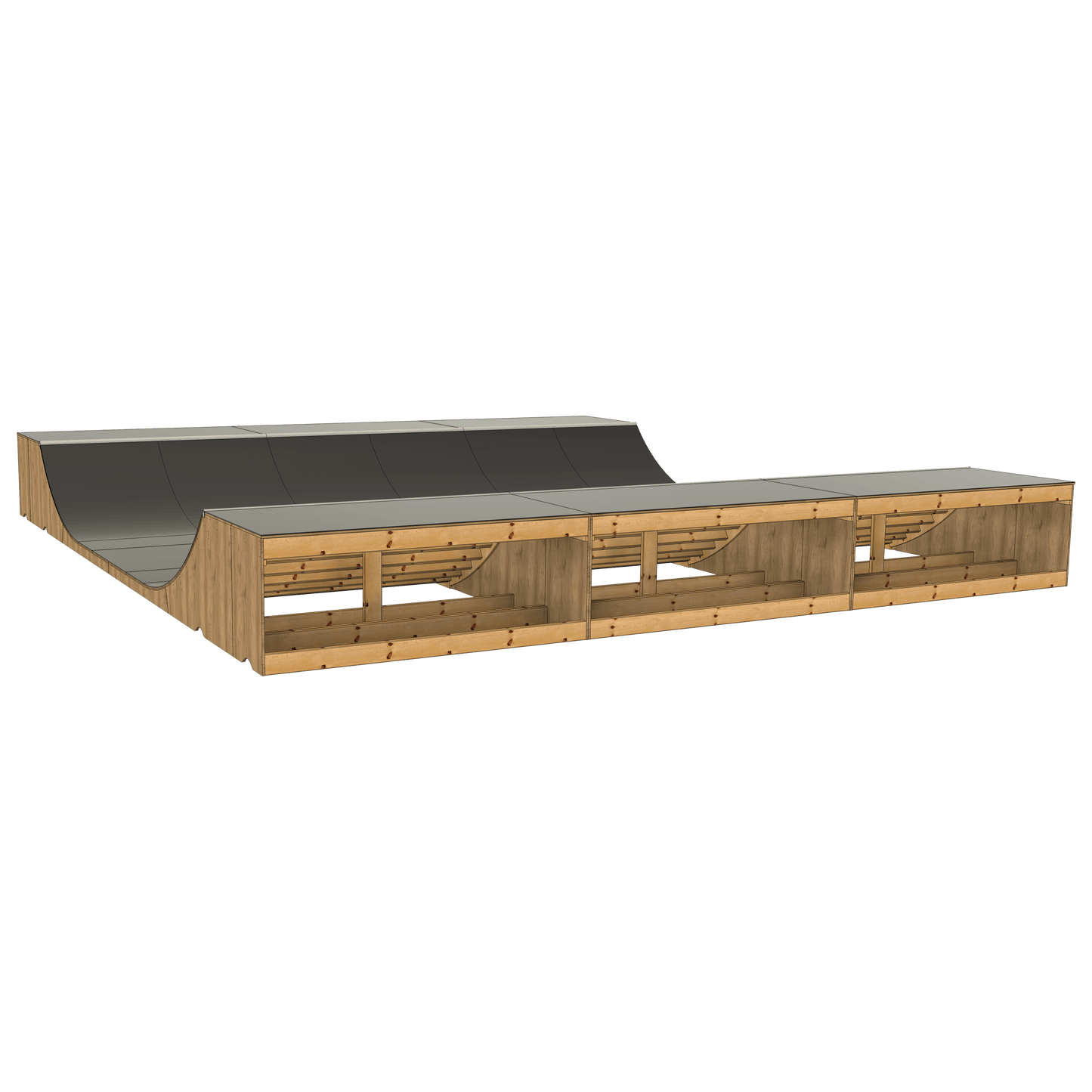 36" Half Pipe Ramp Kit