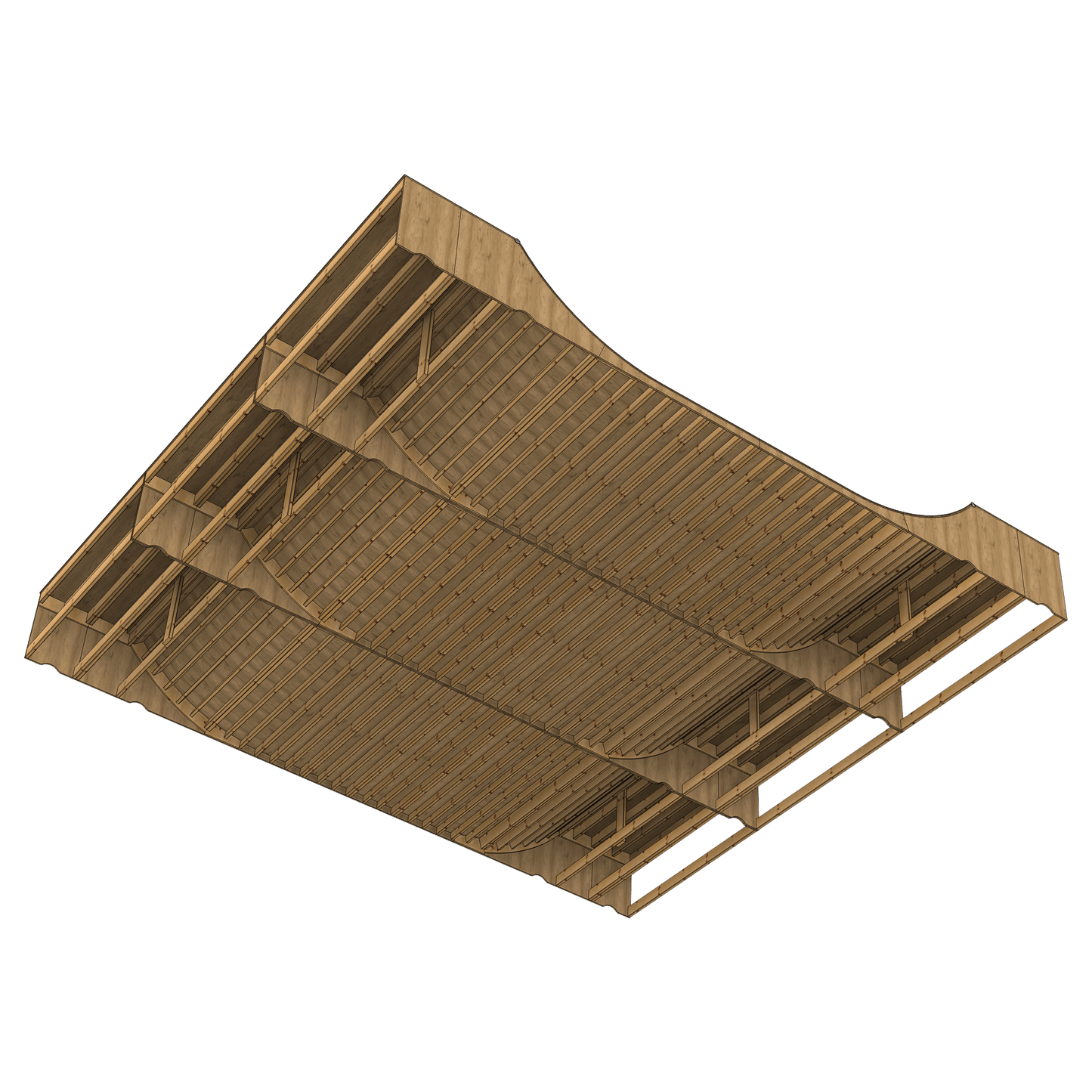 36" Half Pipe Ramp Kit