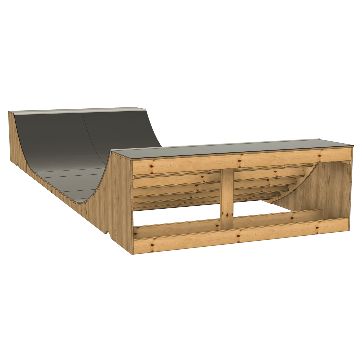 36" Half Pipe Ramp Kit