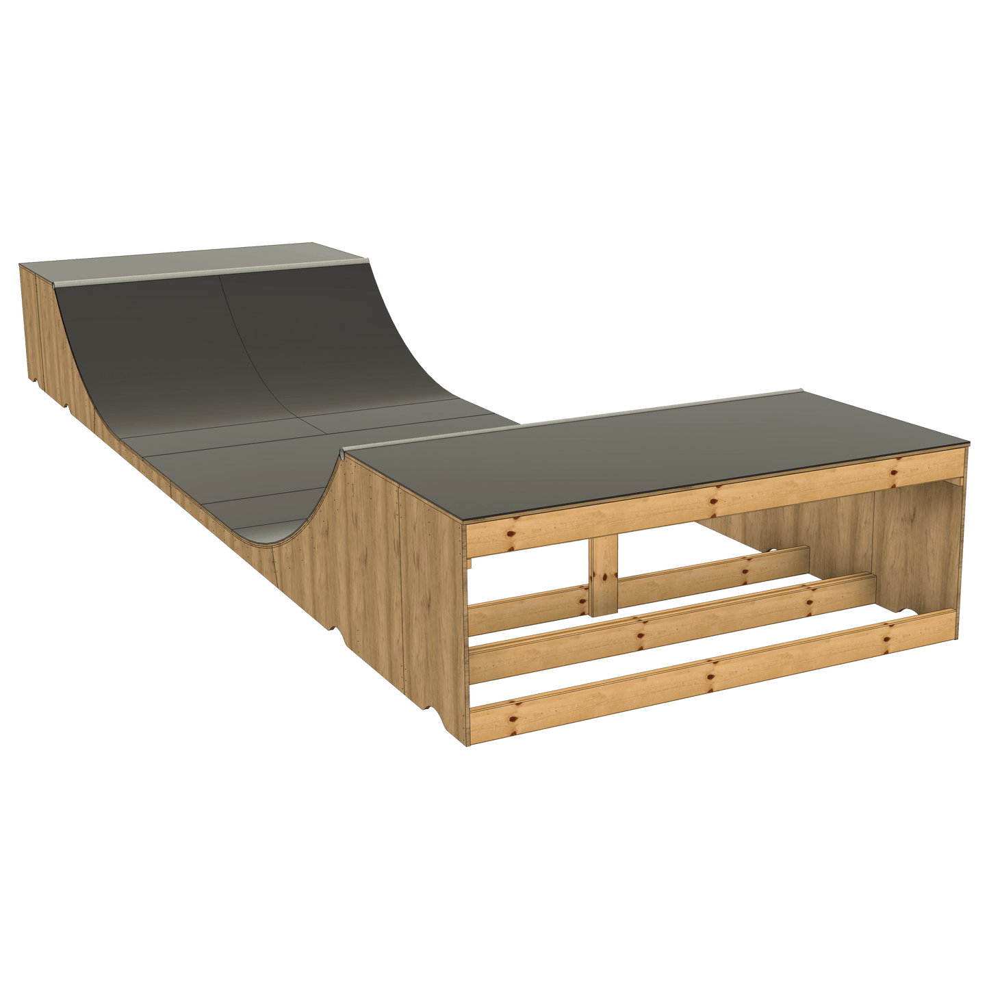 36" Half Pipe Ramp Kit