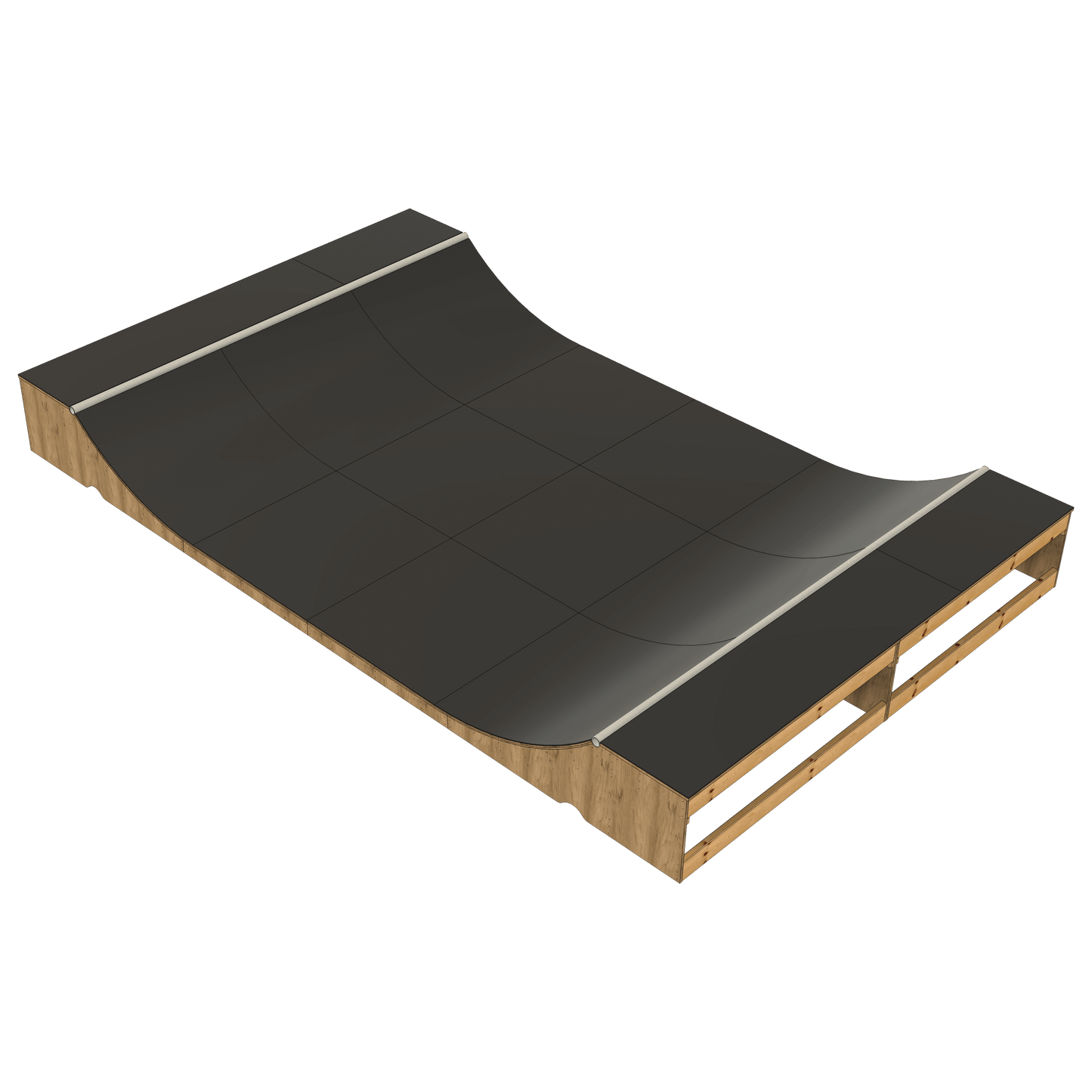 24" Half Pipe Ramp Kit