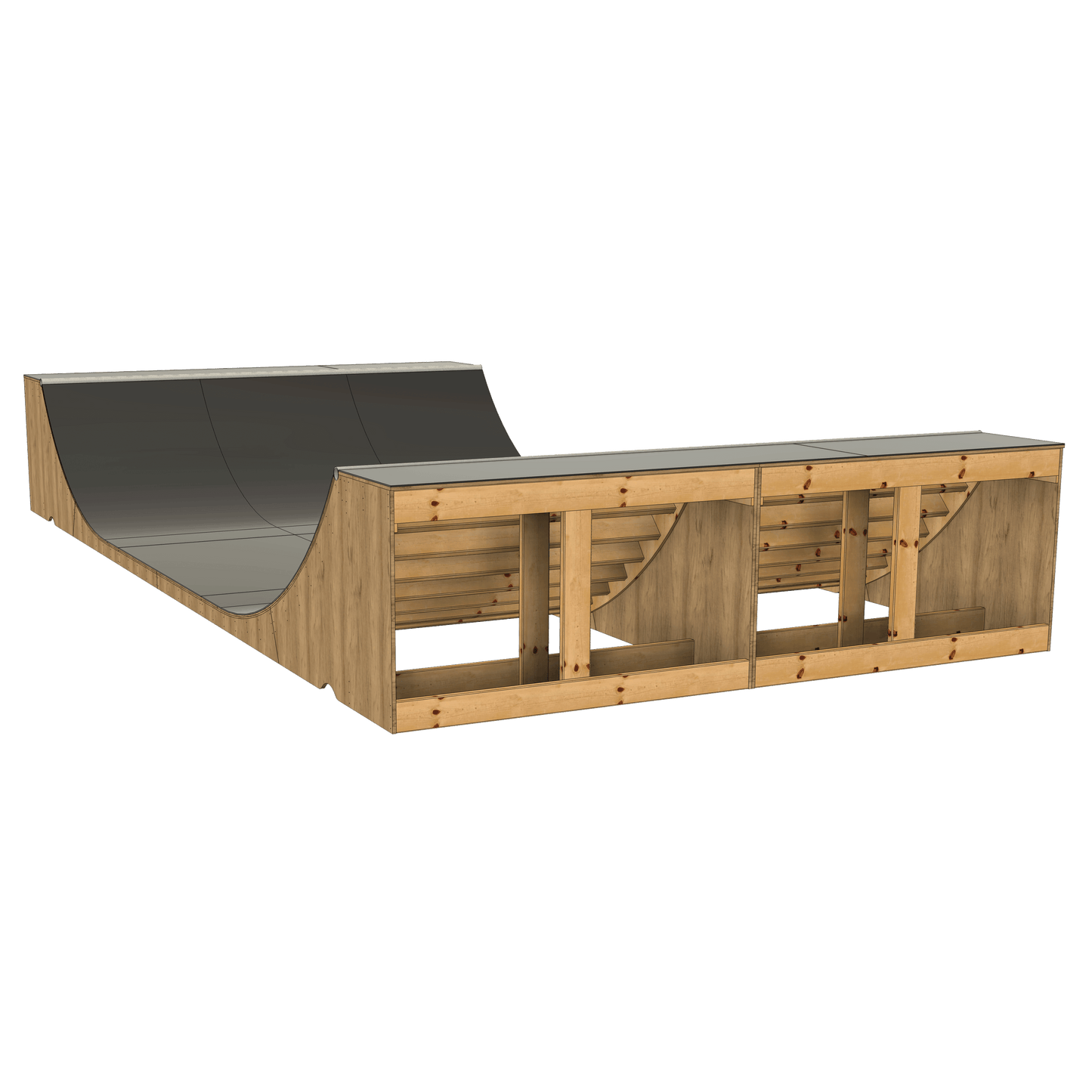 42" Half Pipe Ramp Kit