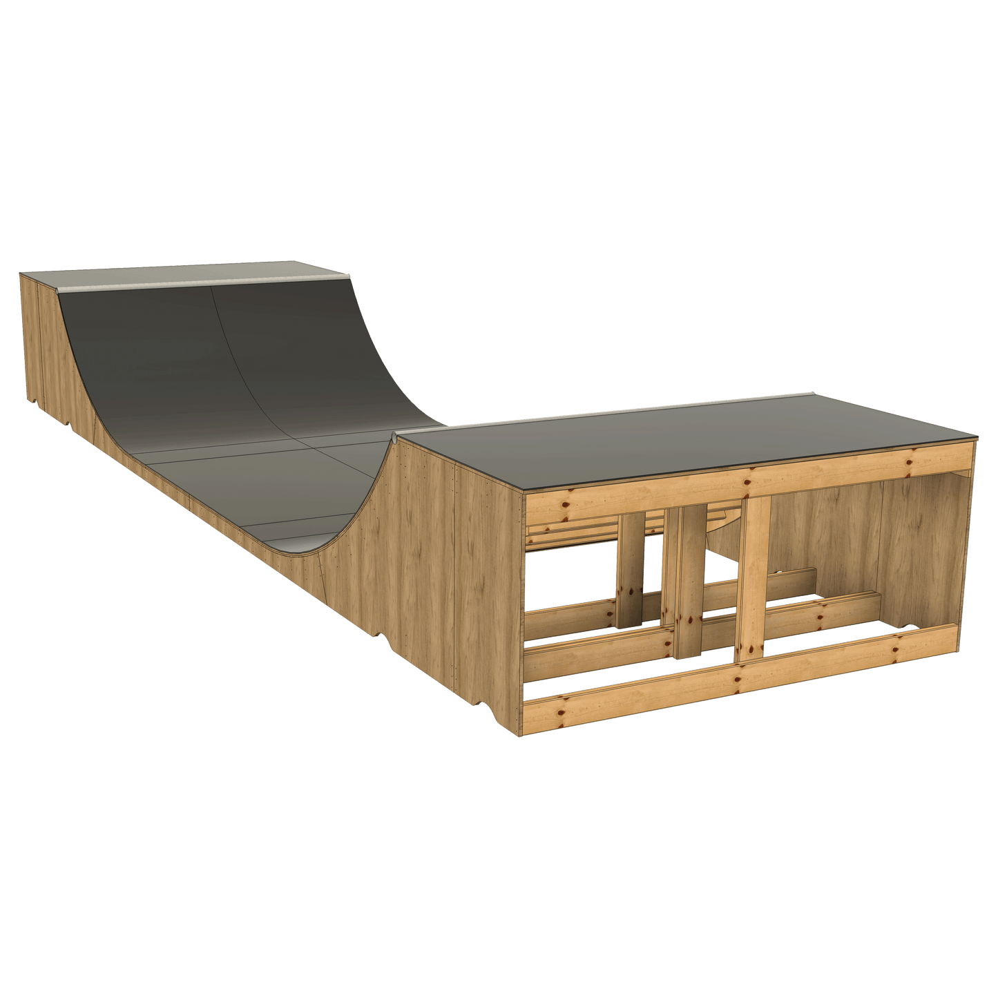 42" Half Pipe Ramp Kit
