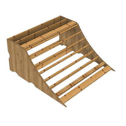36" Tall Quarter Pipe