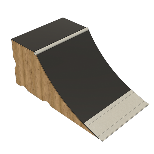 36" Tall Quarter Pipe