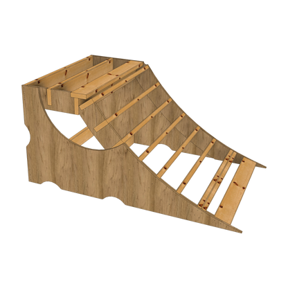 36" Tall Quarter Pipe