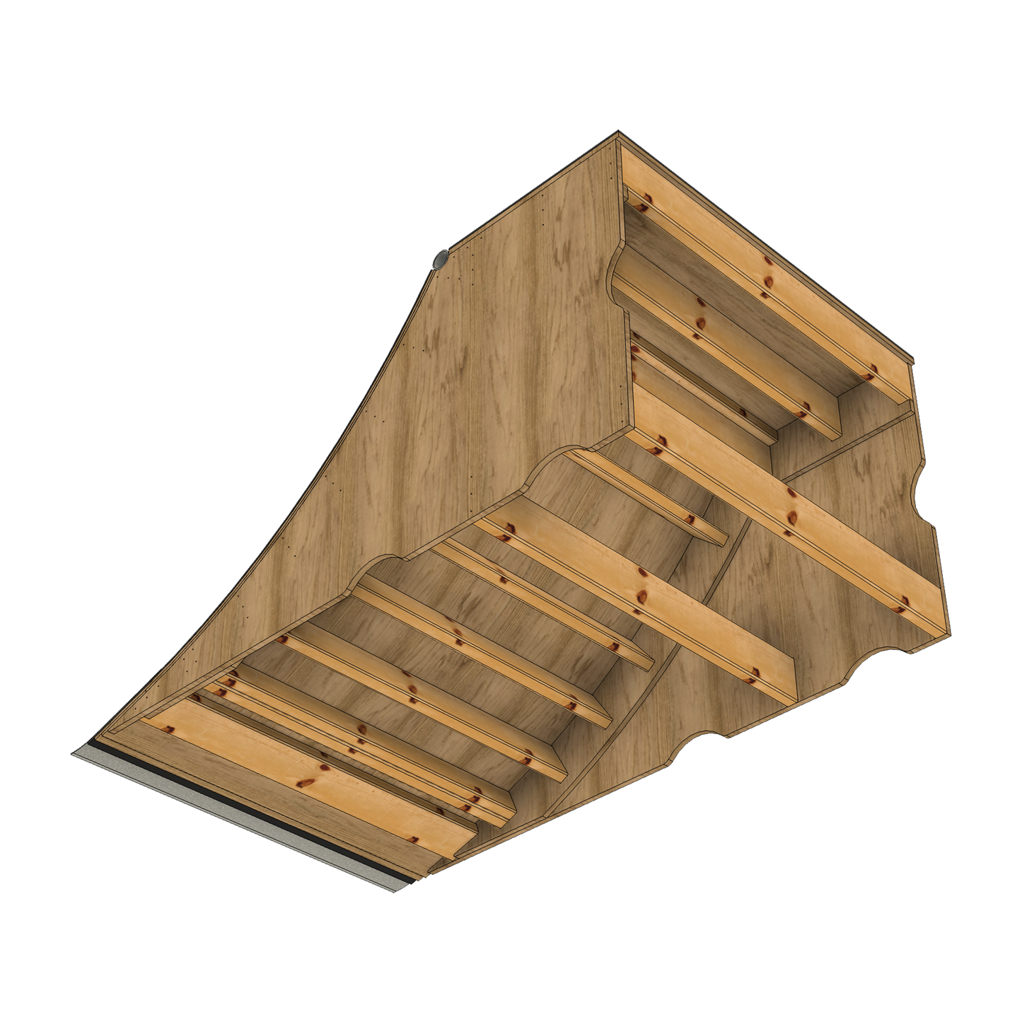 36" Tall Quarter Pipe