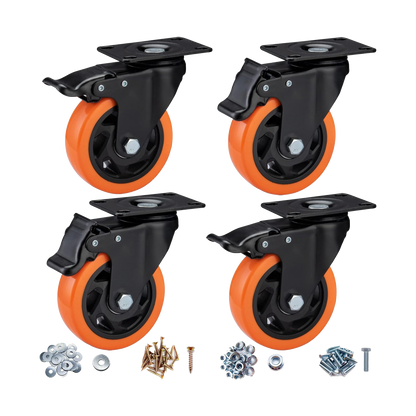 4" Swivel Casters (4-Pack)