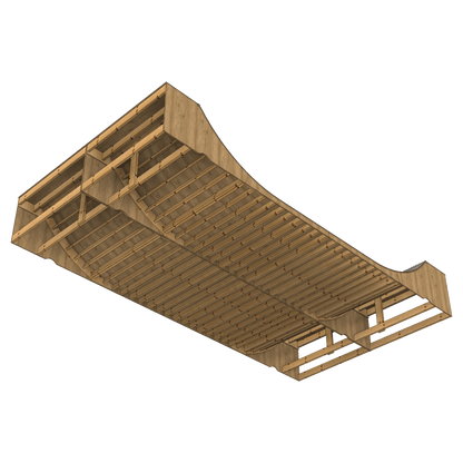 36" Half Pipe Ramp Kit