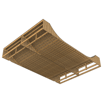 36" Half Pipe Ramp Kit