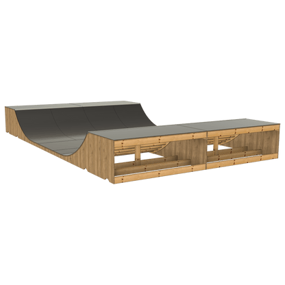 36" Half Pipe Ramp Kit