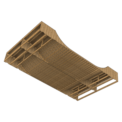 36" Half Pipe Ramp Kit