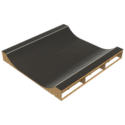 36" Half Pipe Ramp Kit