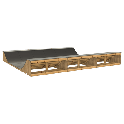 36" Half Pipe Ramp Kit
