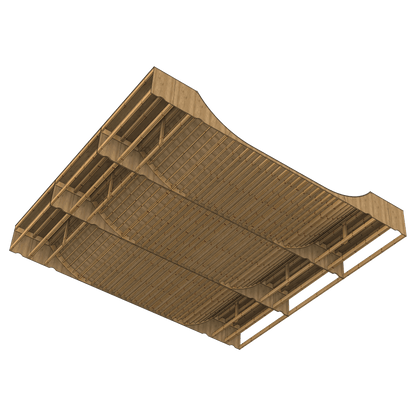 36" Half Pipe Ramp Kit