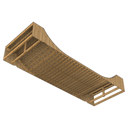 36" Half Pipe Ramp Kit