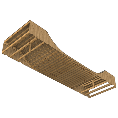 36" Half Pipe Ramp Kit