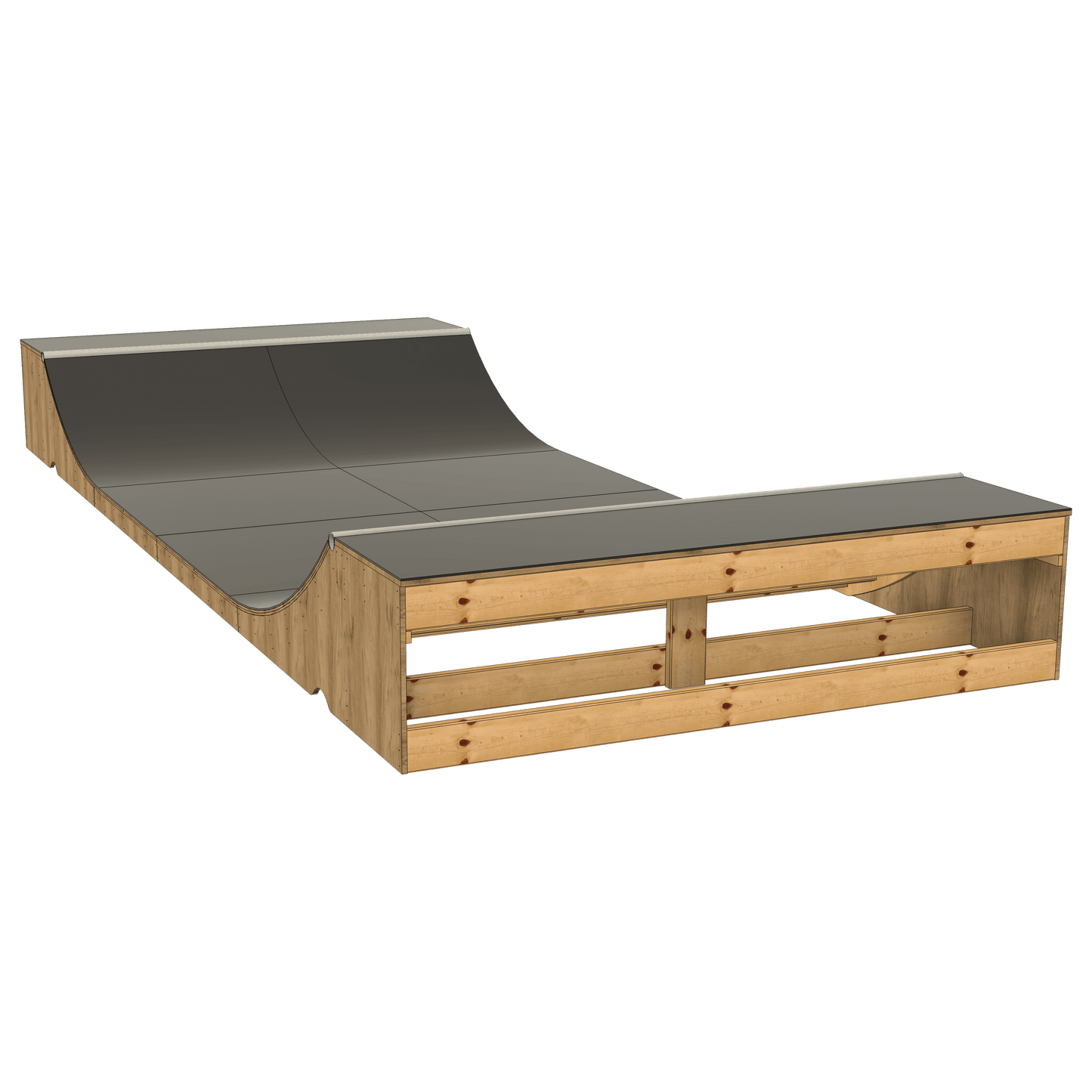 24" Half Pipe Ramp Kit