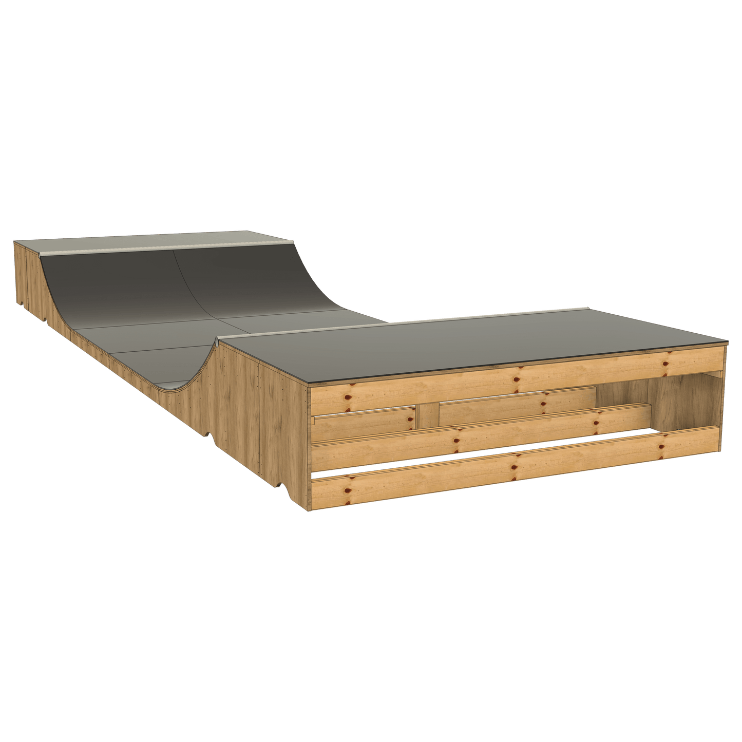 24" Half Pipe Ramp Kit