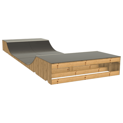24" Half Pipe Ramp Kit