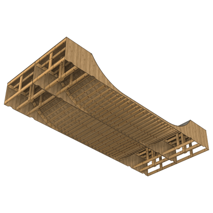 42" Half Pipe Ramp Kit