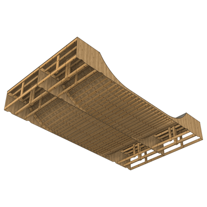 42" Half Pipe Ramp Kit